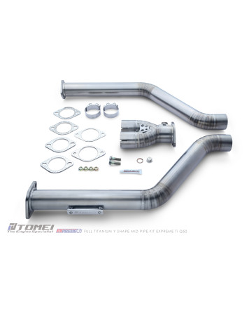 Infiniti Q50/Q60 / 400R Tomei Expreme TI Full Titanium Y Shape Mid Pipe Kit