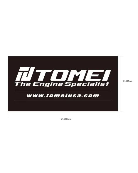 Tomei Garage Banner Engine Specialist Black Tomei Garage Banner Engine Specialist Black