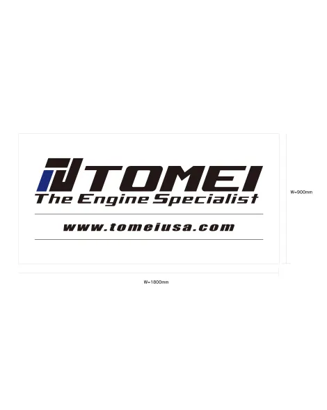 Tomei Garage Banner Engine Specialist White Tomei Garage Banner Engine Specialist White