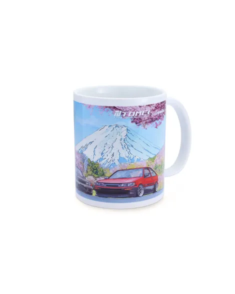 Tomei Mug White GDB/BNR32/AE86 Cherry Blossom Mt.Fuji Tomei Mug White GDB/BNR32/AE86 Cherry Blossom Mt.Fuji