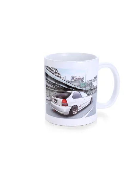 Tomei Mug White EK9 Civic Osaka-Kanjo Tomei Mug White EK9 Civic Osaka-Kanjo