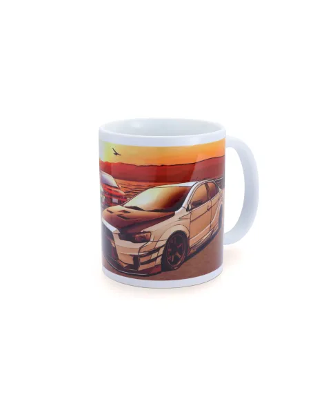Tomei Mug White EVO Sunset Lake Kawaguchi Tomei Mug White EVO Sunset Lake Kawaguchi