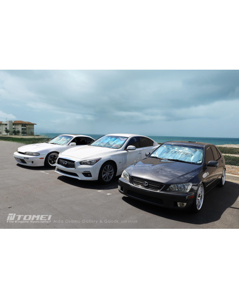 Tomei Sun Shade 59" x 28" EVO Sunset Lake Kawaguchi