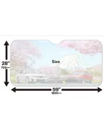 Tomei Sun Shade 59" x 28" GT-R Autumn Nagano Forest Tomei Sun Shade 59" x 28" GT-R Autumn Nagano Forest