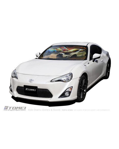 Tomei Sun Shade 59" x 28" EVO Sunset Lake Kawaguchi