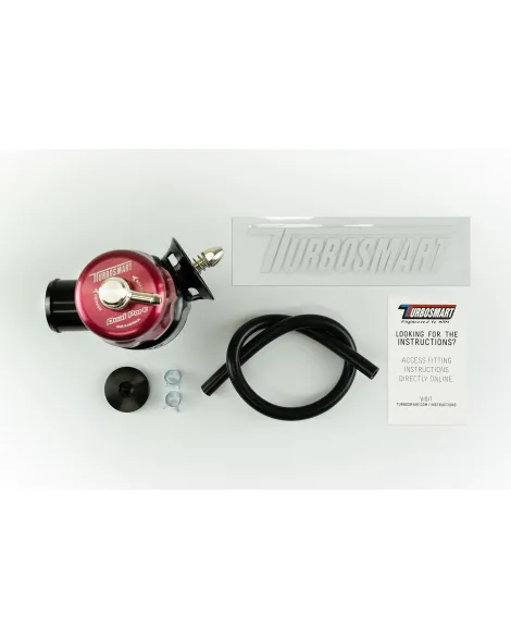 Mitsubishi EVO 4/5/6/7/8/9/10 IV-X Turbosmart Smart Port Dual Port Blow Off Valve Red/Black Mitsubishi EVO 4/5/6/7/8/9/10 IV-X Turbosmart Smart Port Dual Port Blow Off Valve Red/Black