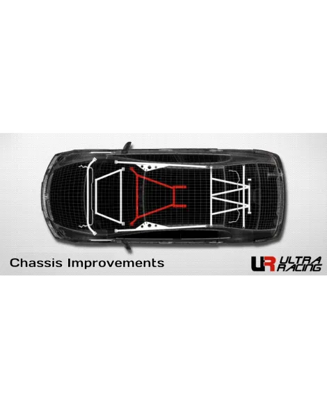 Ultra Racing Front Strut Brace for Mazda MX-5 NA NB 1.8 89-05