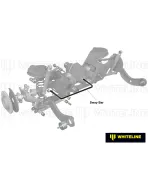 Ford Focus MK1 1998-2005 Whiteline 22mm Rear Sway Bar / Anti Roll Bar Ford Focus MK1 1998-2005 Whiteline 22mm Rear Sway Bar / Anti Roll Bar