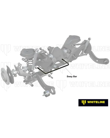 Ford Focus MK1 1998-2005 Whiteline 22mm Rear Sway Bar / Anti Roll Bar