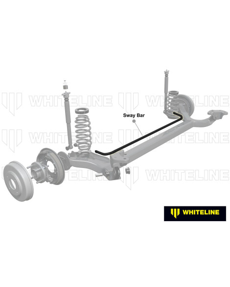 Vauxhall Corsa C 2000-2006 Whiteline 20mm Rear Sway Bar / Anti Roll Bar BHR69Z