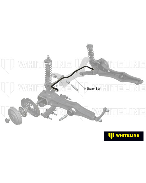 Honda Civic EJ/EK/EM Whiteline 22mm Adjustable Rear Sway Bar / Anti Roll Bar Honda Civic EJ/EK/EM Whiteline 22mm Adjustable Rear Sway Bar / Anti Roll Bar