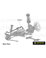 Nissan Pulsar N14 / Sunny excluding GTIR Whiteline 18mm Rear Sway Bar / Anti Roll Bar Nissan Pulsar N14 / Sunny excluding GTIR Whiteline 18mm Rear Sway Bar / Anti Roll Bar