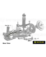 Subaru Legacy / Outback BE/BH/BT 98-03 Whiteline 20mm Rear Sway Bar / Anti Roll Bar Subaru Legacy / Outback BE/BH/BT 98-03 Whiteline 20mm Rear Sway Bar / Anti Roll Bar