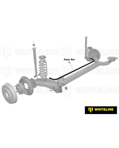 VW Golf MK4 / Golf MK4 GTI 1J 1997-2006 Whiteline 24mm Rear Sway Bar / Anti Roll Bar