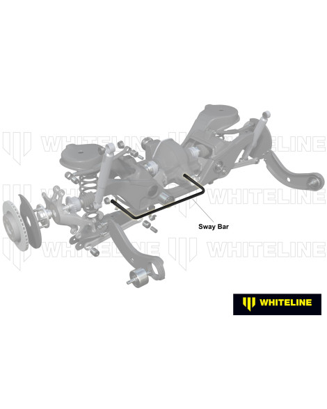 Audi A3 / S3 / RS3 8V/8Y Quattro 2012+ / Q2 Quattro 2016+ Whiteline 22mm Rear Sway Bar / Anti Roll Bar Audi A3 / S3 / RS3 8V/8Y Quattro 2012+ / Q2 Quattro 2016+ Whiteline 22mm Rear Sway Bar / Anti Roll Bar