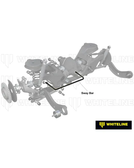 VW Golf / Golf R MK7 2012-2020 Whiteline 22mm Rear Sway Bar / Anti Roll Bar VW Golf / Golf R MK7 2012-2020 Whiteline 22mm Rear Sway Bar / Anti Roll Bar