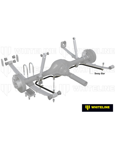 VW Caddy MK3/MK4 2004-2021 FWD Whiteline 24mm Rear Sway Bar / Anti Roll Bar VW Caddy MK3/MK4 2004-2021 FWD Whiteline 24mm Rear Sway Bar / Anti Roll Bar