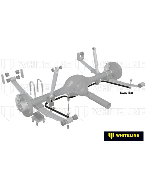 VW Caddy MK3/MK4 2004-2021 FWD Whiteline 24mm Rear Sway Bar / Anti Roll Bar VW Caddy MK3/MK4 2004-2021 FWD Whiteline 24mm Rear Sway Bar / Anti Roll Bar