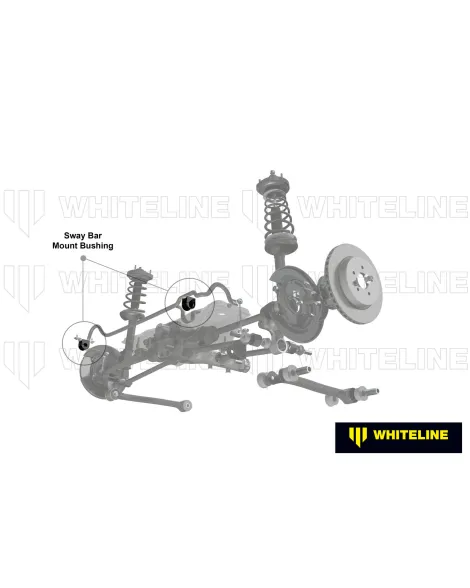 Subaru Impreza WRX/STI 92-07 GC/GD/GG Whiteline 24mm Rear Heavy Duty Anti-Roll Bar Mount Kit Subaru Impreza WRX/STI 92-07 GC/GD/GG Whiteline 24mm Rear Heavy Duty Anti-Roll Bar Mount Kit