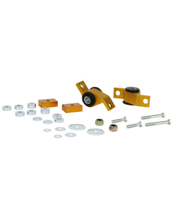 Subaru Impreza WRX/STI 00-08 Whiteline Front Axle Control Arm Lower Inner Rear Bushing Kit +0.5deg caster + anti-lift