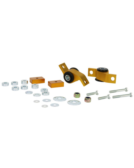 Subaru Impreza WRX/STI 00-08 Whiteline Front Axle Control Arm Lower Inner Rear Bushing Kit +0.5deg caster + anti-lift Subaru Impreza WRX/STI 00-08 Whiteline Front Axle Control Arm Lower Inner Rear Bushing Kit +0.5deg caster + anti-lift