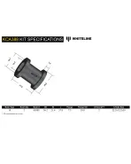 Mitsubishi EVO 4/5/6/7/8/9 IV-IX Whiteline Rear Bump Steer Correction Kit