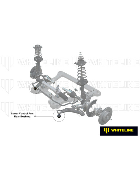 Subaru WRX/STI 08-21 Whiteline Front Control Arm Lower Inner Rear Anti-Lift Caster Bushing Subaru WRX/STI 08-21 Whiteline Front Control Arm Lower Inner Rear Anti-Lift Caster Bushing