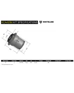 Subaru WRX/STI 08-21 Whiteline Front Control Arm Lower Inner Rear Anti-Lift Caster Bushing Motorsport Subaru WRX/STI 08-21 Whiteline Front Control Arm Lower Inner Rear Anti-Lift Caster Bushing Motorsport