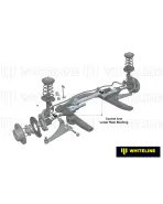 Mitsubishi EVO 1/2/3/4/5/6 I-VI Whiteline Front Control Arm Lower Inner Rear Bushing Kit Mitsubishi EVO 1/2/3/4/5/6 I-VI Whiteline Front Control Arm Lower Inner Rear Bushing Kit