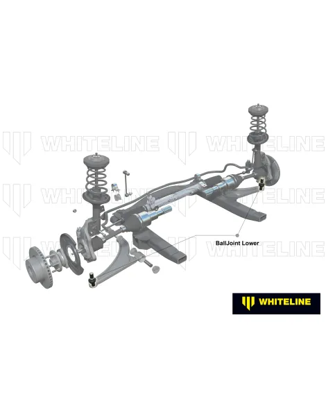 VW Golf MK5/MK6/MK7/MK8 Inc GTi/R32/GTD/4motion Whiteline Front Roll Centre/Bump Steer Correction Kit VW Golf MK5/MK6/MK7/MK8 Inc GTi/R32/GTD/4motion Whiteline Front Roll Centre/Bump Steer Correction Kit