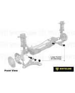 Honda Civic Type R EP3 / FD2 / Integra DC5 2000-2010 Whiteline Front Control Arm Lower Inner Bushing Kit Double Offset Honda Civic Type R EP3 / FD2 / Integra DC5 2000-2010 Whiteline Front Control Arm Lower Inner Bushing Kit Double Offset