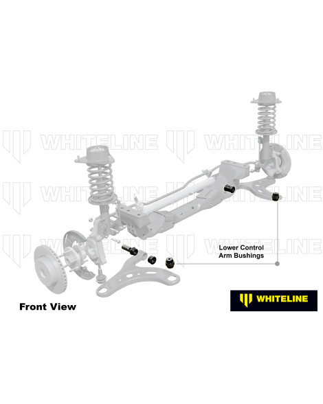 Honda Civic Type R EP3 / FD2 / Integra DC5 2000-2010 Whiteline Front Control Arm Lower Inner Bushing Kit Double Offset Honda Civic Type R EP3 / FD2 / Integra DC5 2000-2010 Whiteline Front Control Arm Lower Inner Bushing Kit Double Offset