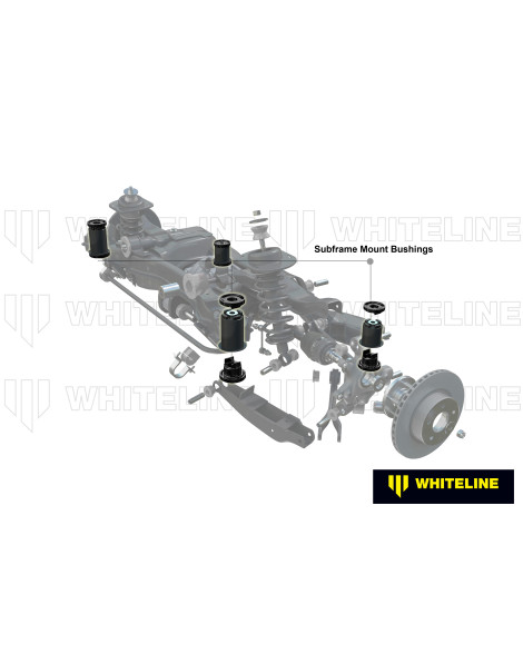 BMW E81 E82 E87 E88 E90 E91 E92 E93 E84 Whiteline Rear Subframe Mount Bush Insert Kit BMW E81 E82 E87 E88 E90 E91 E92 E93 E84 Whiteline Rear Subframe Mount Bush Insert Kit