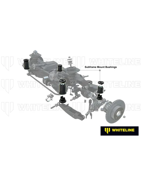 BMW E81 E82 E87 E88 E90 E91 E92 E93 E84 Whiteline Rear Subframe Mount Bush Insert Kit BMW E81 E82 E87 E88 E90 E91 E92 E93 E84 Whiteline Rear Subframe Mount Bush Insert Kit