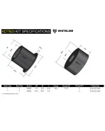 Toyota GT86 / GR86 / Subaru BRZ 2012+ Whiteline Rear Differential Mount Front Bushes Toyota GT86 / GR86 / Subaru BRZ 2012+ Whiteline Rear Differential Mount Front Bushes