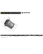 Renault Clio MK2 98-05 / Twingo MK2 07-14 Whiteline Rear Beam Axle Bushes Renault Clio MK2 98-05 / Twingo MK2 07-14 Whiteline Rear Beam Axle Bushes