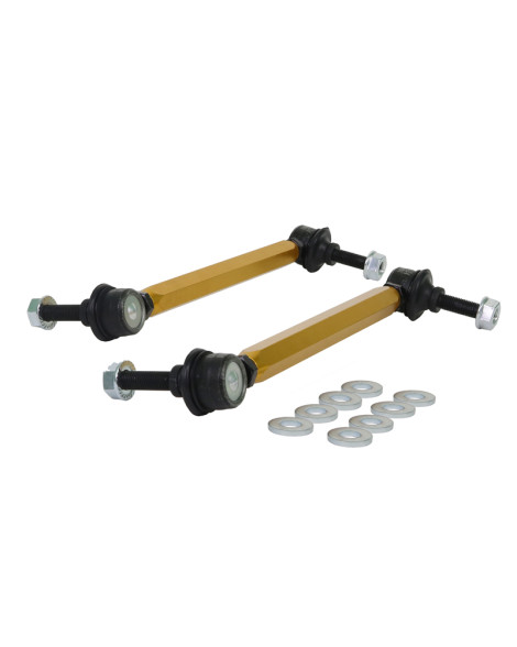 BMW F20/F21/F22/F23/F87/F30/F31/F34/F80/F32/F33/F36/F82/F83 (Excl M3/M4) Whiteline Front Sway Bar Links BMW F20/F21/F22/F23/F87/F30/F31/F34/F80/F32/F33/F36/F82/F83 (Excl M3/M4) Whiteline Front Sway Bar Links