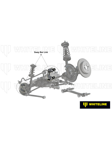 Subaru Impreza WRX/STI 92-07 GC/GD/GG / Forester SF 97-02 Whiteline Rear Sway Bar Links Subaru Impreza WRX/STI 92-07 GC/GD/GG / Forester SF 97-02 Whiteline Rear Sway Bar Links