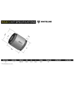 Mini Cooper / Cooper S R50 R52 R53 R56 R57 R58 R59 2001-2011 Whiteline Front Control Arm Lower Rear Bushes W52613 Mini Cooper / Cooper S R50 R52 R53 R56 R57 R58 R59 2001-2011 Whiteline Front Control Arm Lower Rear Bushes W52613