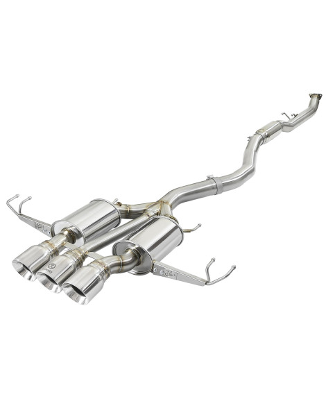 Honda Civic Type R FK8 17-21 aFe Takeda Cat-Back Exhaust System w/Polished Tips Honda Civic Type R FK8 17-21 aFe Takeda Cat-Back Exhaust System w/Polished Tips