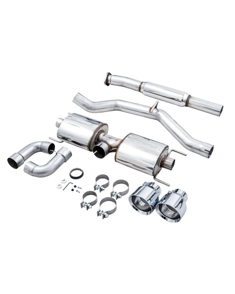 Toyota GT86 / GR86 / Subaru BRZ 12-23 AWE Touring Edition Exhaust Chrome Tips Toyota GT86 / GR86 / Subaru BRZ 12-23 AWE Touring Edition Exhaust Chrome Tips