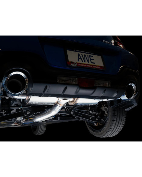 Toyota GT86 / GR86 / Subaru BRZ 12-24 AWE Touring Edition Exhaust Diamond Black Tips Toyota GT86 / GR86 / Subaru BRZ 12-24 AWE Touring Edition Exhaust Diamond Black Tips
