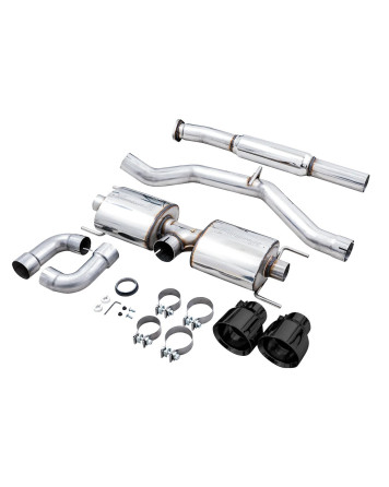 Toyota GT86 / GR86 / Subaru BRZ 12-24 AWE Touring Edition Exhaust Diamond Black Tips
