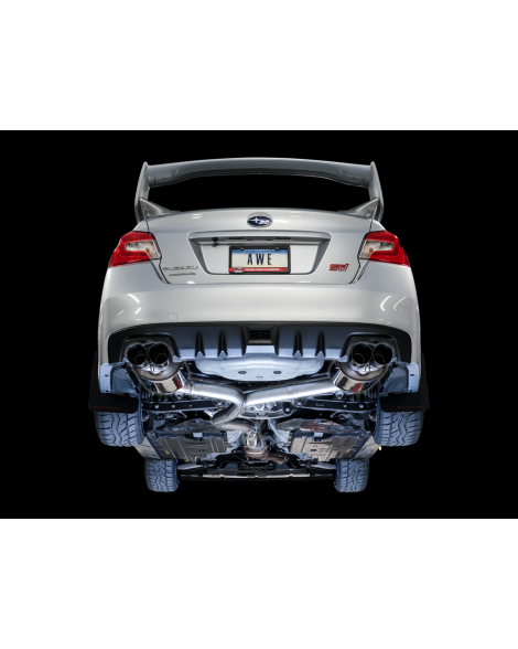 Subaru VA / GV WRX / STI Sedan 11-21 AWE Touring Edition Exhaust Chrome Tips (102mm)