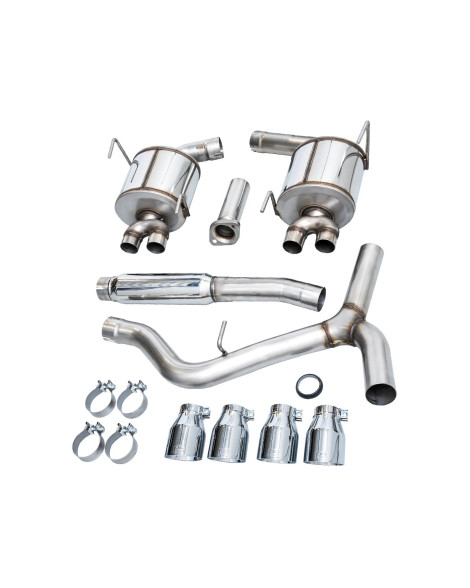 Subaru WRX VB 2022+ AWE Touring Cat-Back Exhaust Chrome Tips 3015-42979