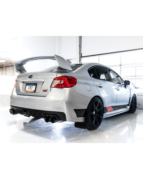 Subaru VA / GV WRX / STI Sedan 11-21 AWE Touring Edition Exhaust Diamond Black Tips (102mm)