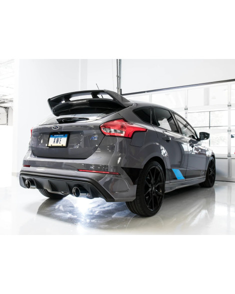 Ford Focus RS MK3 AWE Track Edition Cat-Back Exhaust Chrome Tips Ford Focus RS MK3 AWE Track Edition Cat-Back Exhaust Chrome Tips