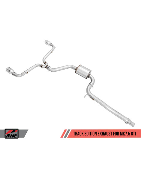 Volkswagen Golf MK7.5 GTI AWE Track Edition Cat-Back Exhaust Chrome Tips