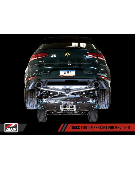 Volkswagen Golf MK7.5 GTI AWE Track Edition Cat-Back Exhaust Chrome Tips