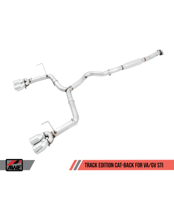 Subaru VA / GV WRX / STI Sedan 11-21 AWE Track Edition Exhaust Chrome Tips (102mm)